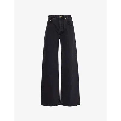 JACQUEMUS WOMENS JACQUEMUS LE JEANS DE NÎMES WIDE-LEG HIGH-RISE JEANS