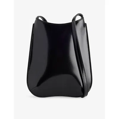 Jacquemus Womens Black Le Porte Telephone Bisou Leather Cross-body Bag