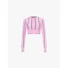 Jacquemus Pink Virgin Wool Le Cardigan Spiaggia Cardigan In Multi-pink