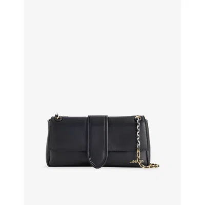 Jacquemus Womens  The Bambino Chaîne Leather Shoulder Bag In Black