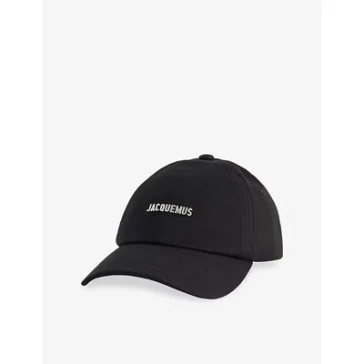 Jacquemus Womens La Casquette Gadjo Cotton Cap Black