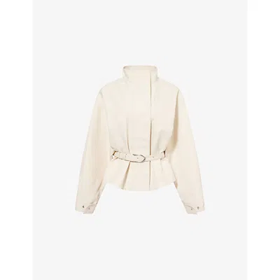 Jacquemus Womens La Veste Ciro Belted Wool-blend Jacket Light Beige