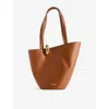 Jacquemus Le Bambola Moyen Leather Shoulder Bag In Light Brown
