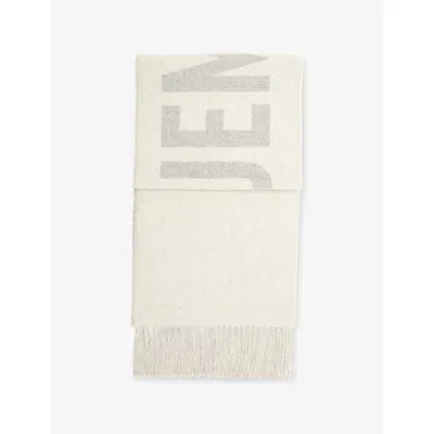 Jacquemus Womens The  Wool Scarf Grey