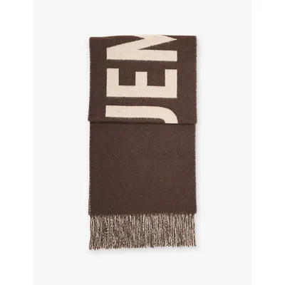 Jacquemus Womens The  Wool Scarf Multi-brown