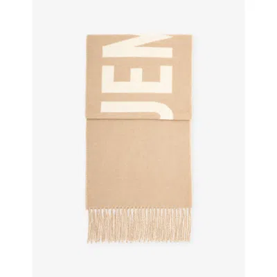 Jacquemus Womens The  Wool Scarf Taupe