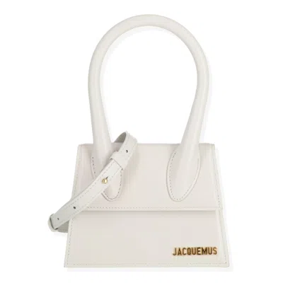Jacquemus Womens White Handbag In Pink