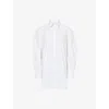 Jacquemus Womens White La Robe Chemise Cotton Shirt Dress In White