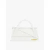 Jacquemus Womens White Le Chiquito Long Leather Top-handle Bag