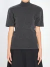 Jacquemus Knit Sweater In Wool And Cashmere Blend In Gray