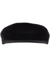 Jacquemus Wool Beret In Black