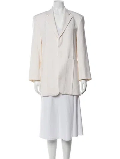 Pre-owned Jacquemus Wool Blazer In Neutrals
