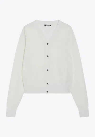Jacquemus Wool-blend Buttoned Cardigan In Multi