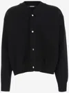 Jacquemus Men's Cardigan Boutonne In Black