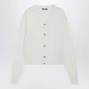 Jacquemus Wool-blend Cardigan In White