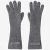 Jacquemus Wool Blend Gloves In Gray