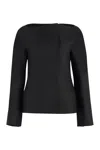 Jacquemus Wool-blend Mini Dress With Pockets In Black