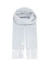 Jacquemus Wool Blend Scarf Scarves And Foulards Violet In Blue