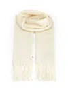Jacquemus Wool Blend Scarf Scarves And Foulards White