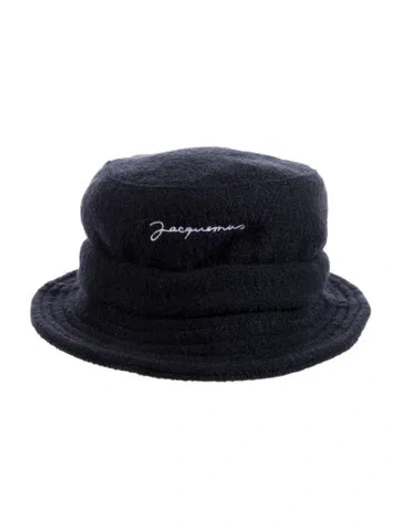 Pre-owned Jacquemus Wool Bucket Hat In Blue