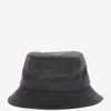 Jacquemus Womens Dark Grey Le Bob Embroidered-logo Wool Bucket Hat In Black