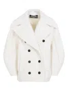 Jacquemus Wool Caban In White