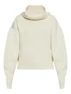 Jacquemus Wool-cashmere Blend Sweater With Voluminous Sleeves In White