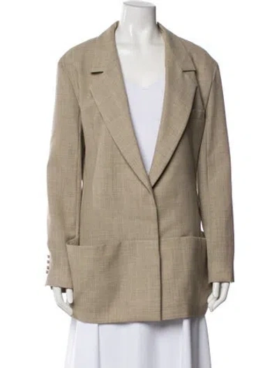Pre-owned Jacquemus Wool Coat In Neutral