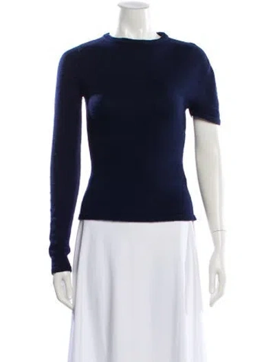 Pre-owned Jacquemus Wool Crew Neck Sweater In Blue