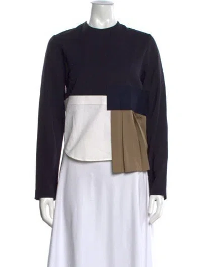 Pre-owned Jacquemus Wool Crew Neck Top In Blue