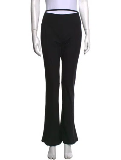 Pre-owned Jacquemus Wool Flared Pants In Black