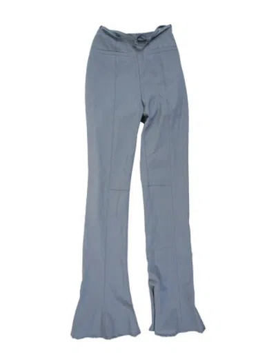 Pre-owned Jacquemus Wool Flared Pants In Blue