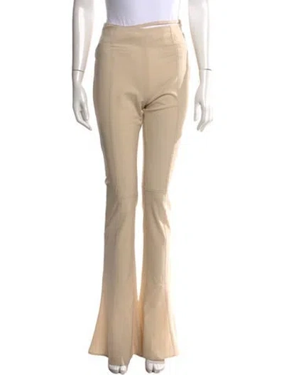 Pre-owned Jacquemus Wool Flared Pants In Neutral