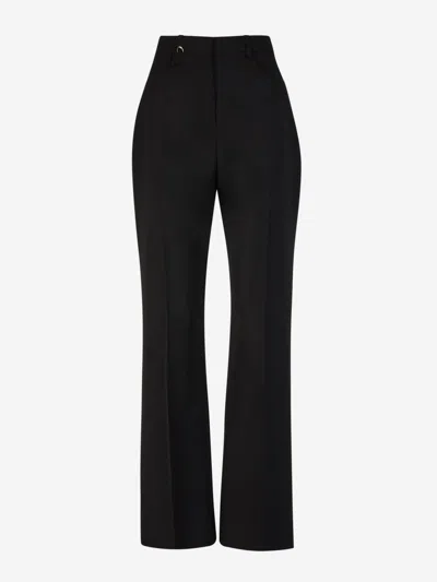 Jacquemus Le Pantalon Sauge Trosers In Black