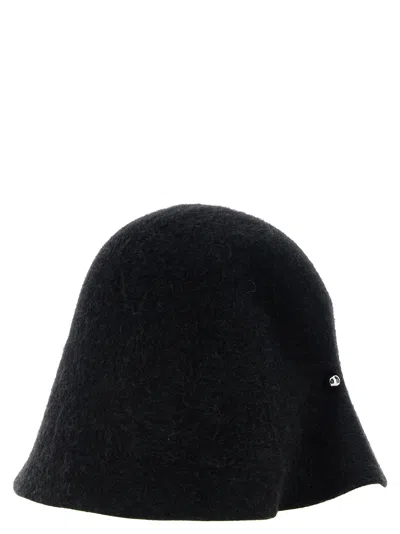 Jacquemus Wool Hat In Black