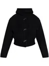 Jacquemus The Cabana Duffle Hooded Coat In Black