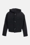 Jacquemus Wool Jacket Le Duffle Cabana In Black