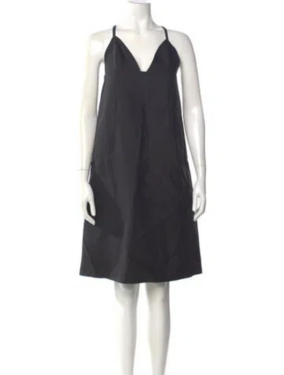 Pre-owned Jacquemus Wool Knee-length Dress In Black