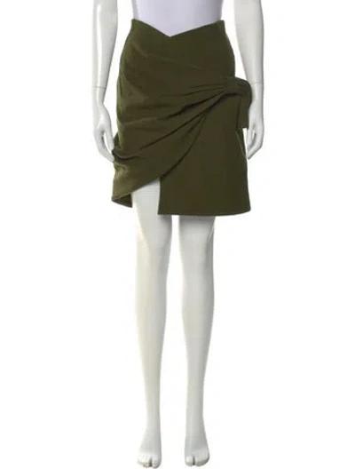Pre-owned Jacquemus Wool Knee-length Skirt In Green