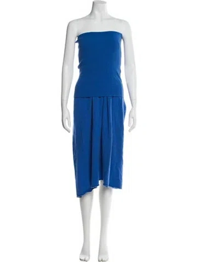 Pre-owned Jacquemus Wool Long Dress In Blue