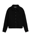 Jacquemus Wool Long-sleeved Casual Jacket In Black