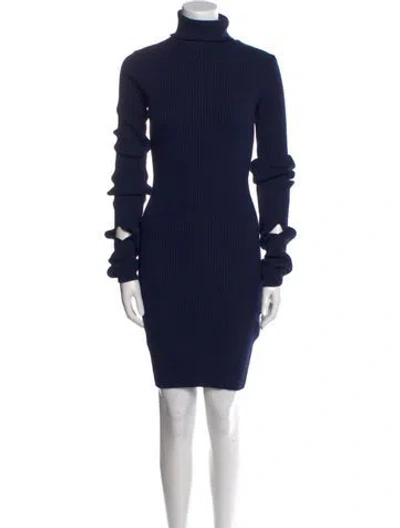 Pre-owned Jacquemus Wool Midi Length Dress In Blue