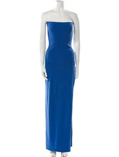 Pre-owned Jacquemus Wool Midi Length Dress In Blue