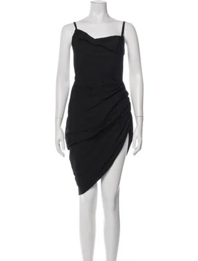 Pre-owned Jacquemus Wool Midi Length Dress In Gray