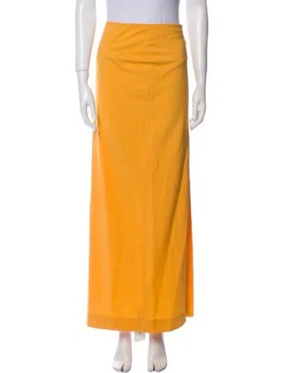 Pre-owned Jacquemus Wool Midi Length Skirt W/ Tags In Orange