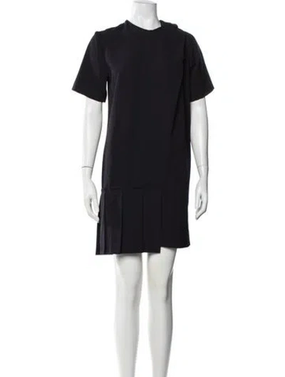 Pre-owned Jacquemus Wool Mini Dress In Blue