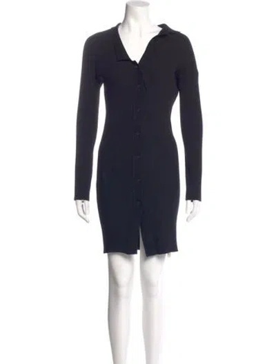 Pre-owned Jacquemus Wool Mini Dress W/ Tags In Blue