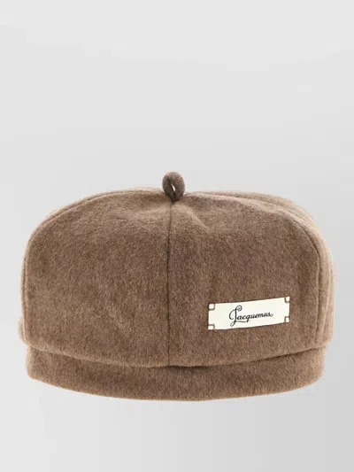 Jacquemus Wool Paneled Basque In Brown