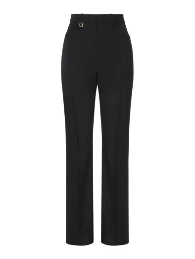 Jacquemus Le Pantalon Sauge Trosers In Black