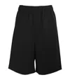 Jacquemus Le Bermuda Juego Jacd Pinstripe Black In Black